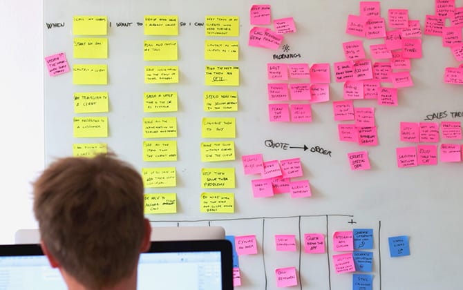 UX designer working on Naxt Sales App at Exalt