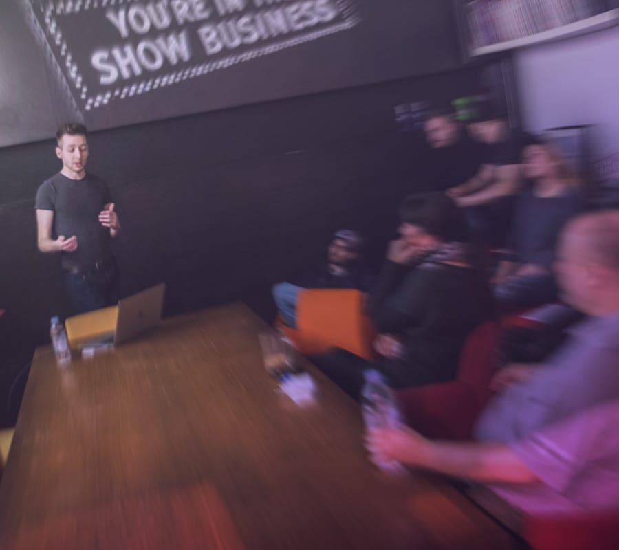 Design training by Exalt's team at a client